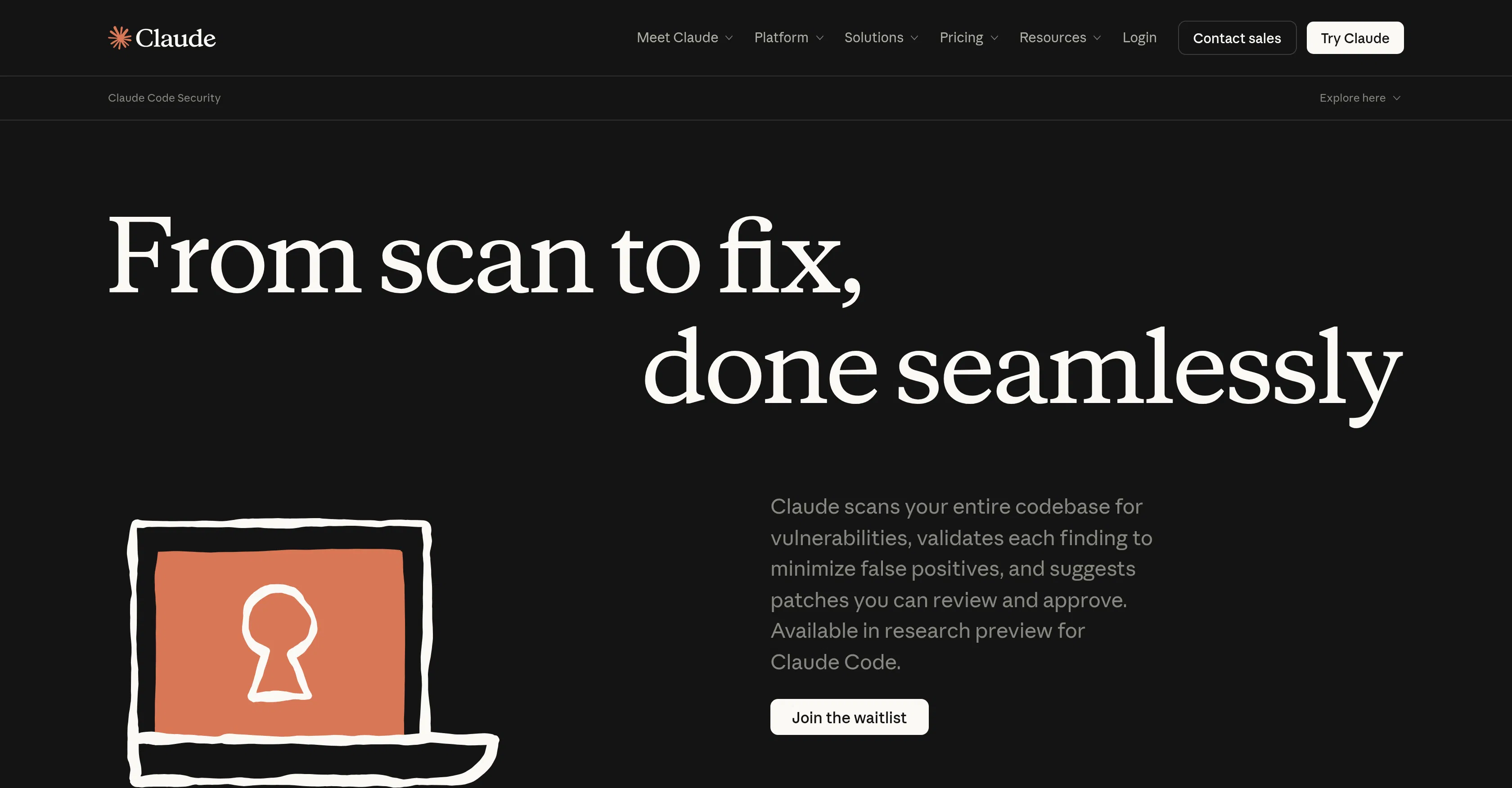 Claude Code Security screenshot