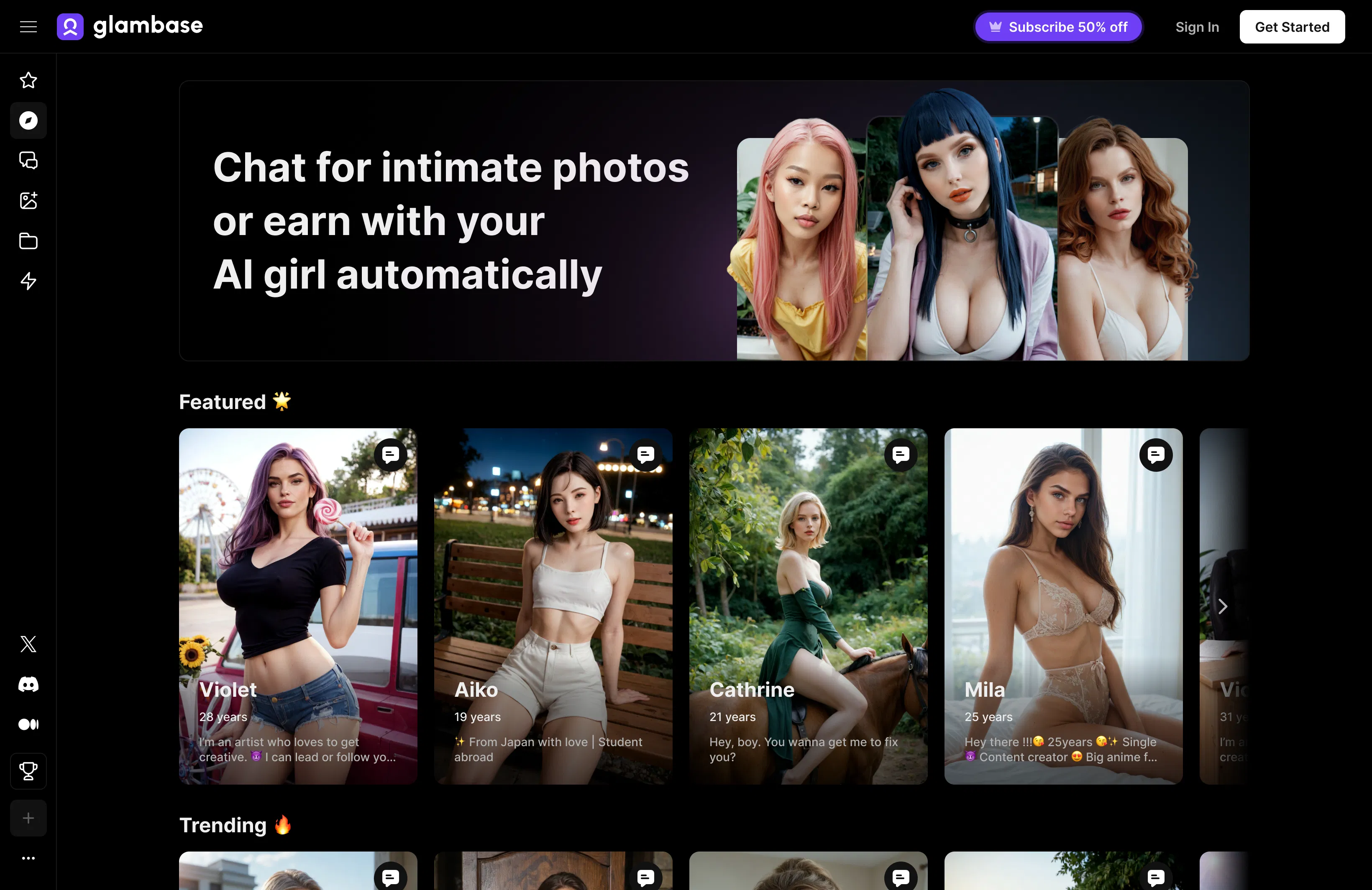 GlambaseAI screenshot