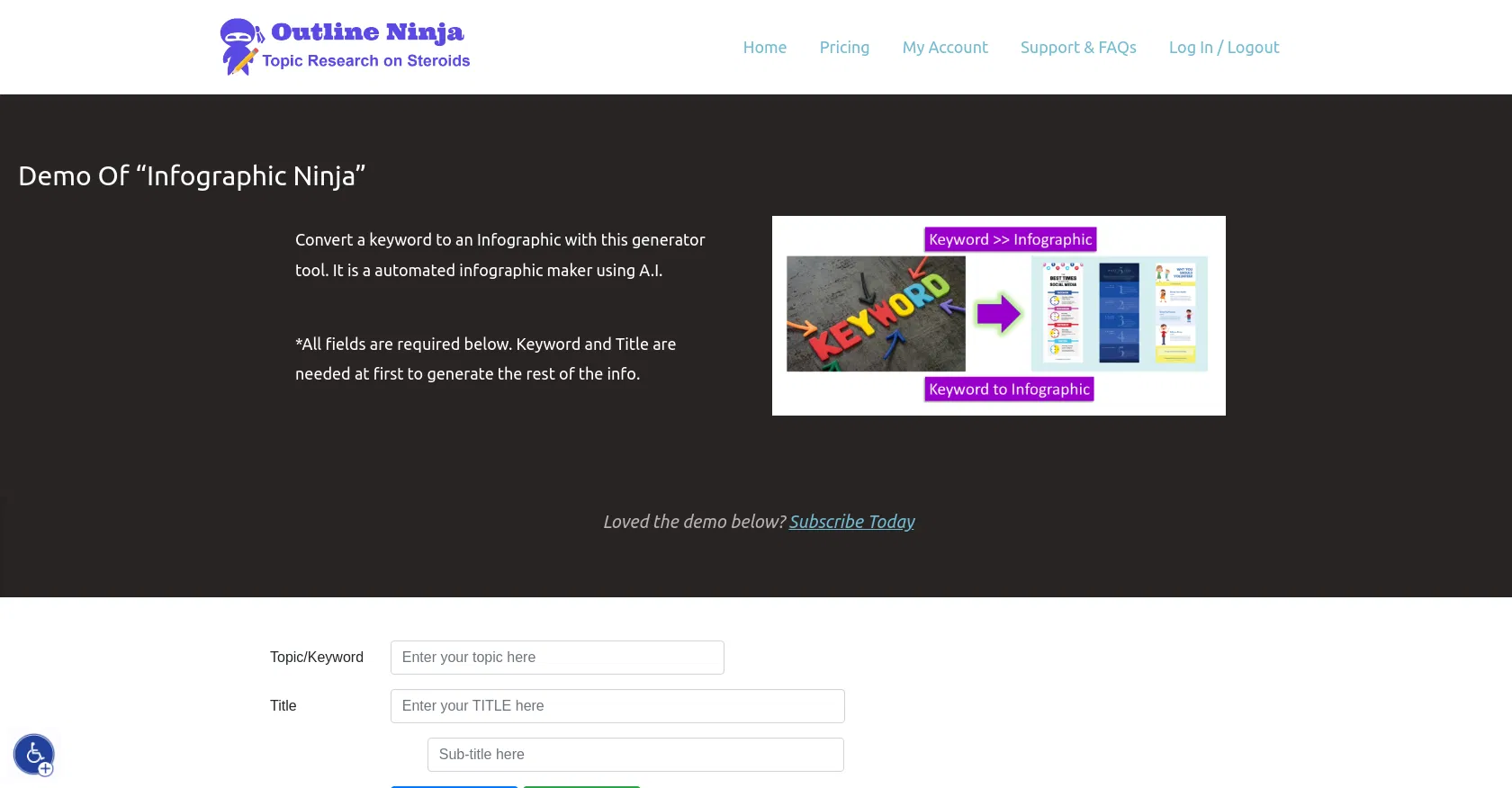 Infographic Ninja screenshot