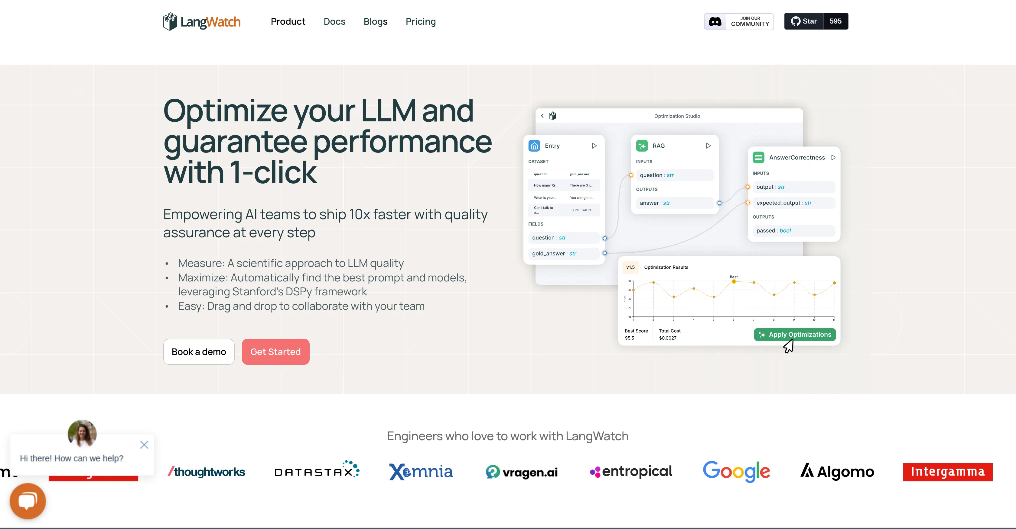 LangWatch screenshot