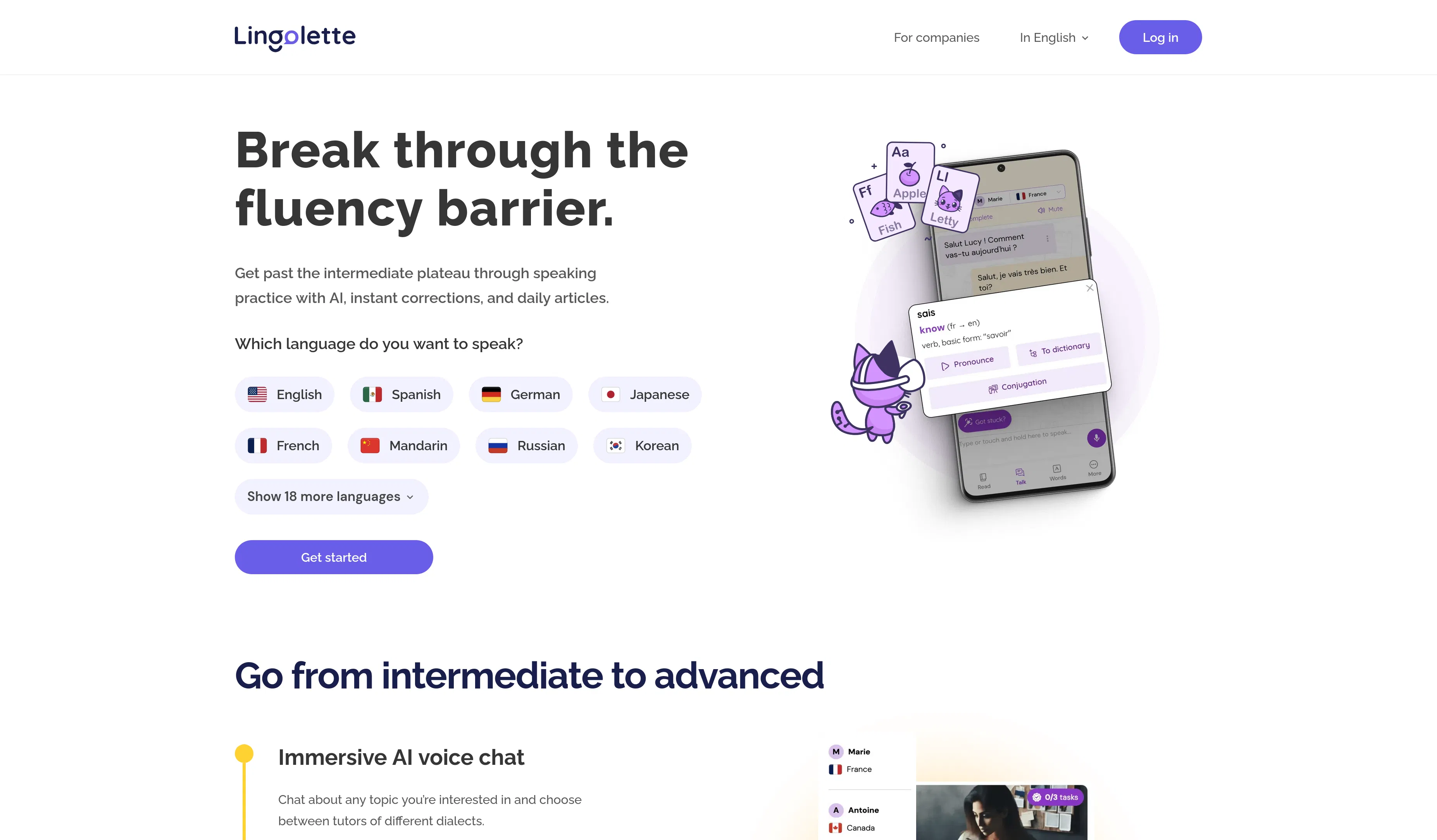 Lingolette screenshot