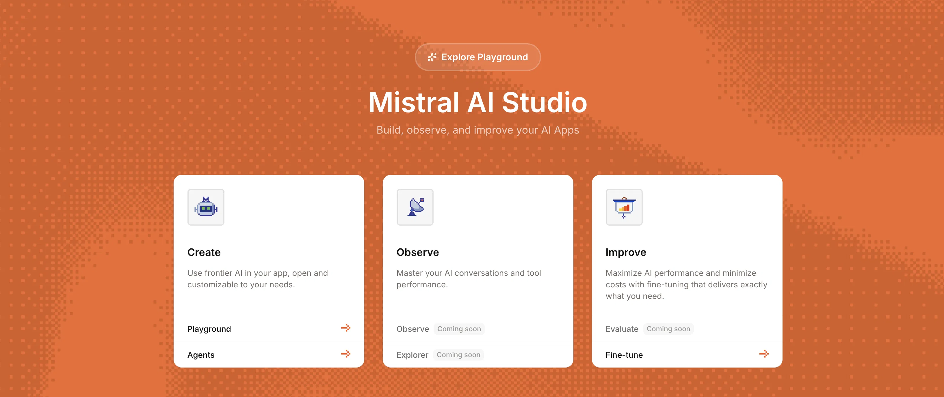 Mistral AI Studio screenshot