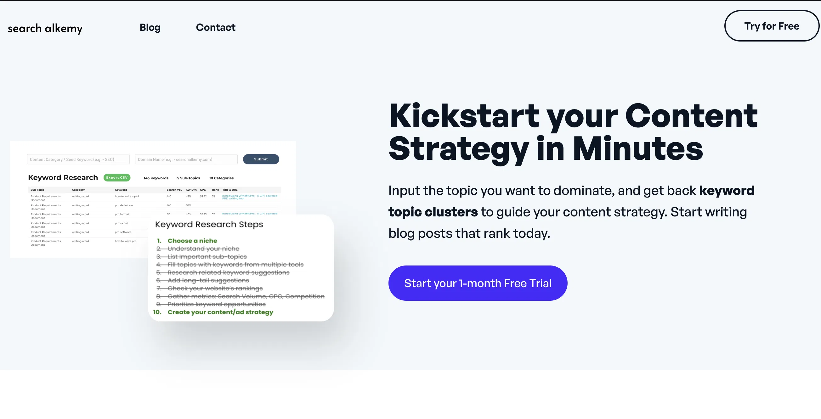 Search Alkemy screenshot