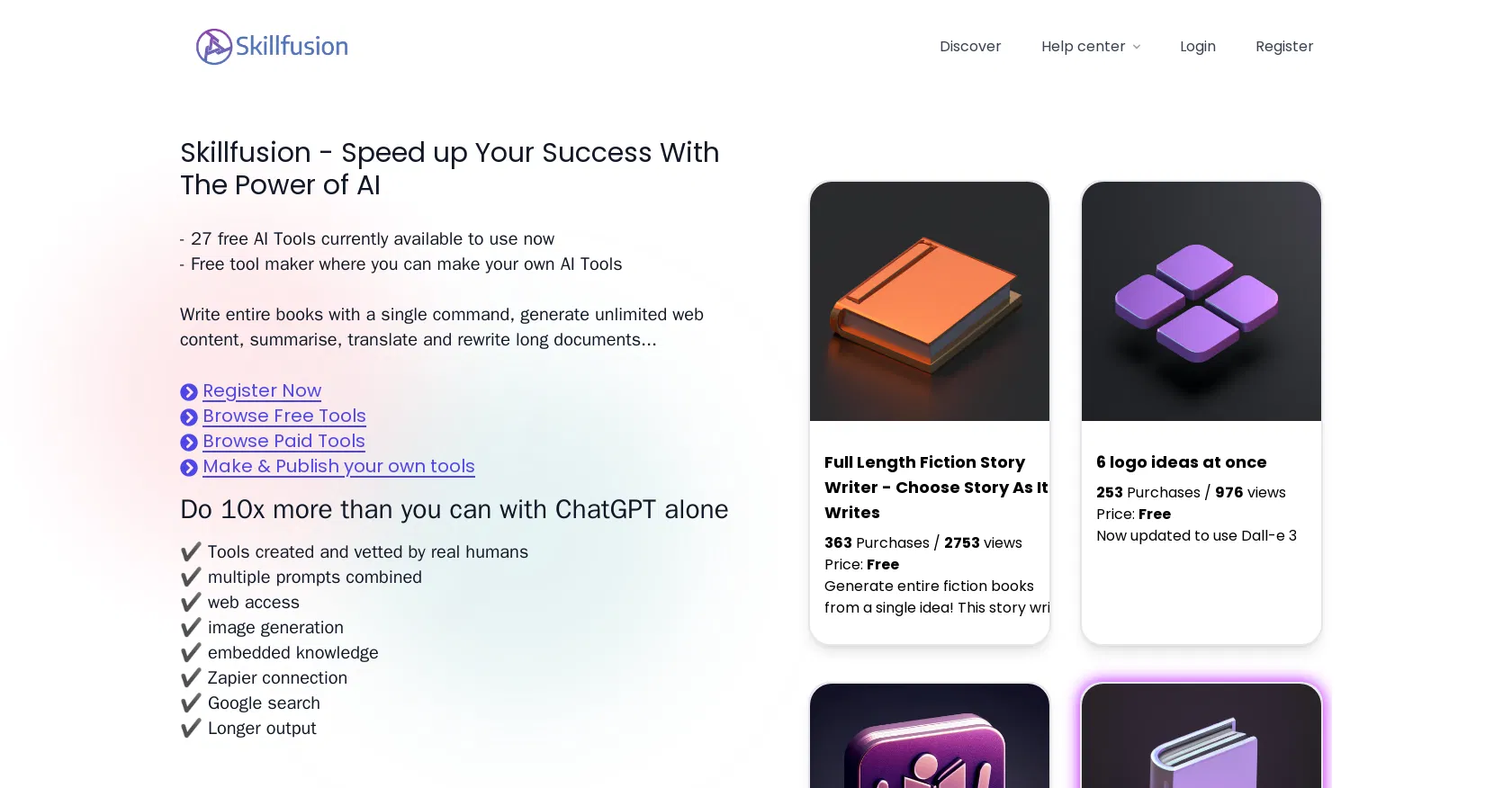 Skillfusion screenshot