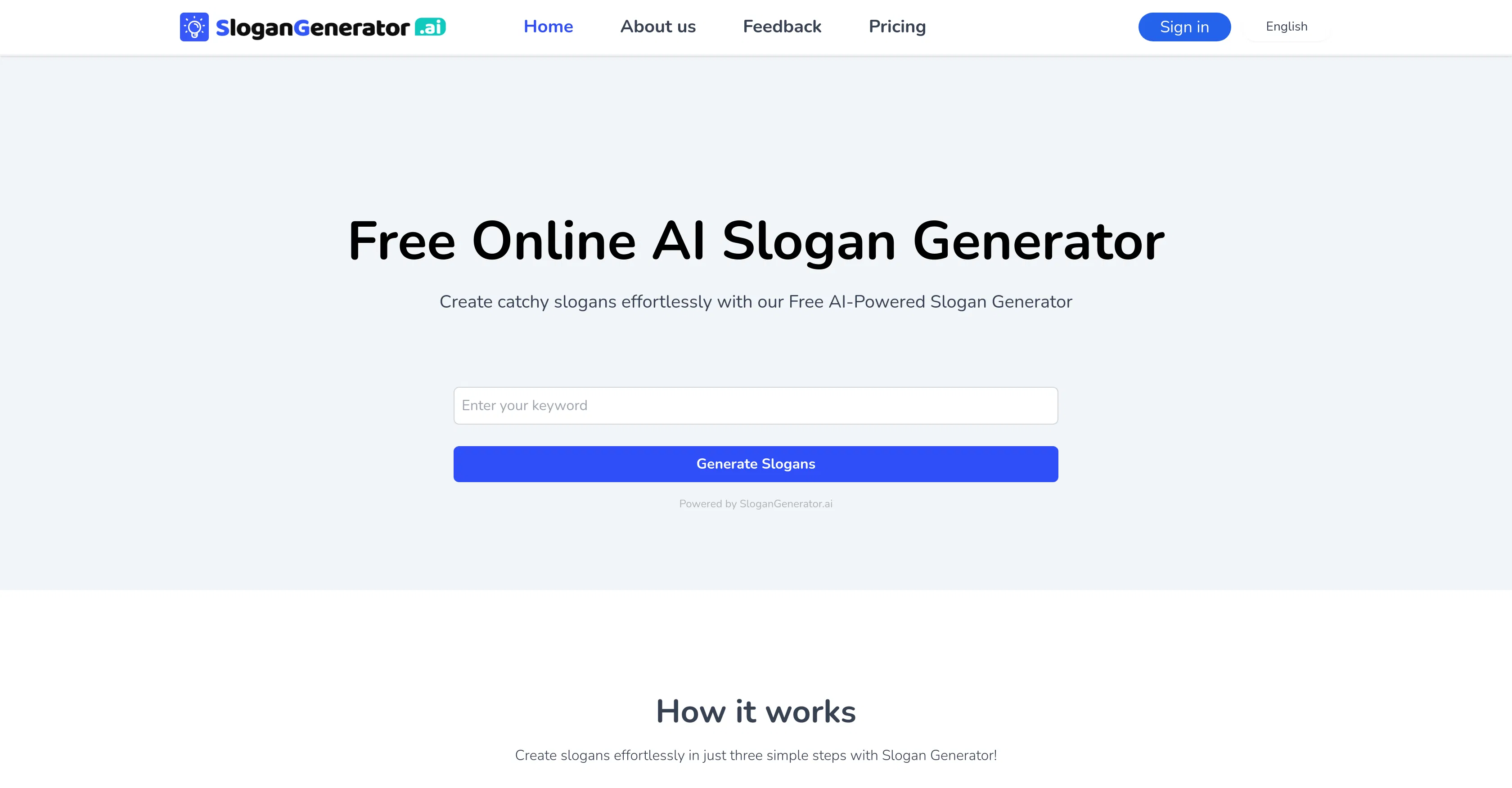 Slogan Generator screenshot