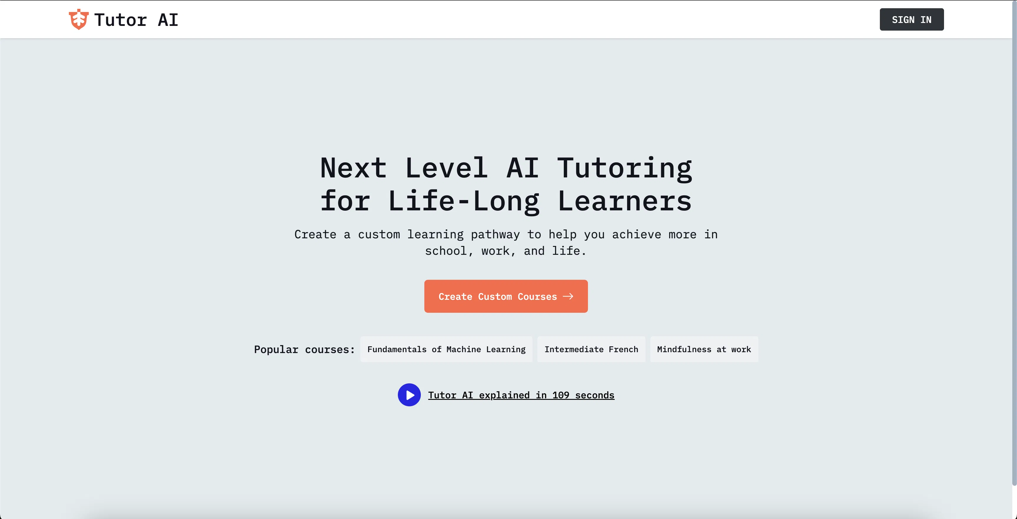 TutorAI screenshot