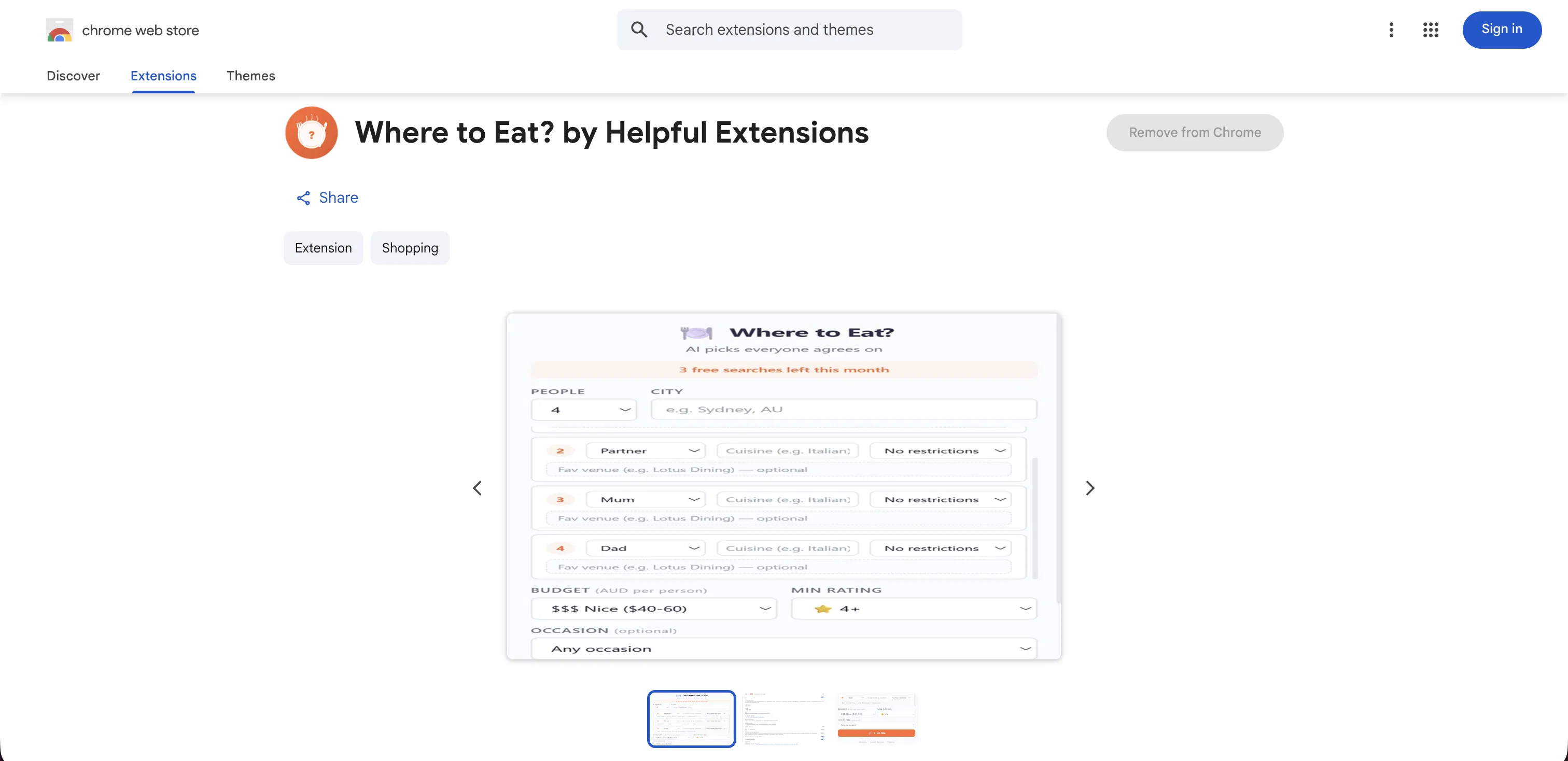 Where to Eat? screenshot