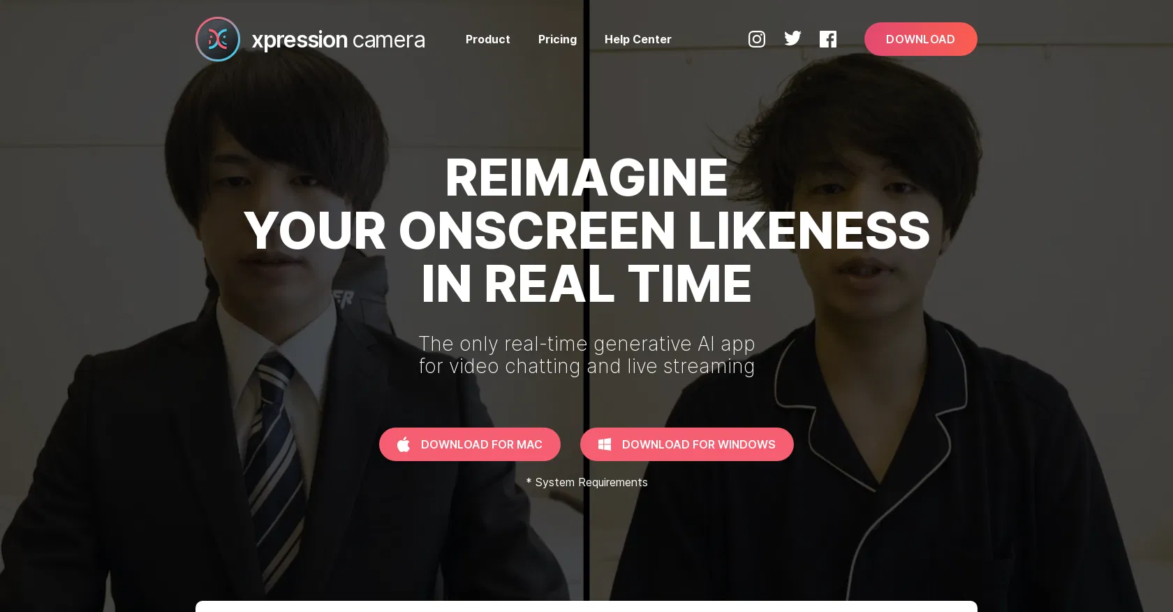xpression camera screenshot